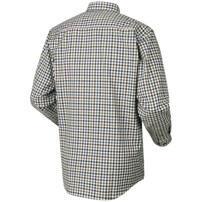 Marškiniai HARKILA Milford (burgundy check)