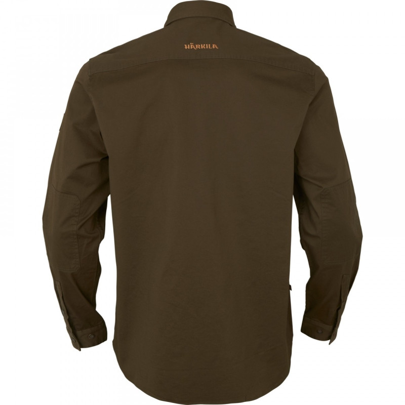 Marškiniai HARKILA Trym L/S skjorte (willow green)