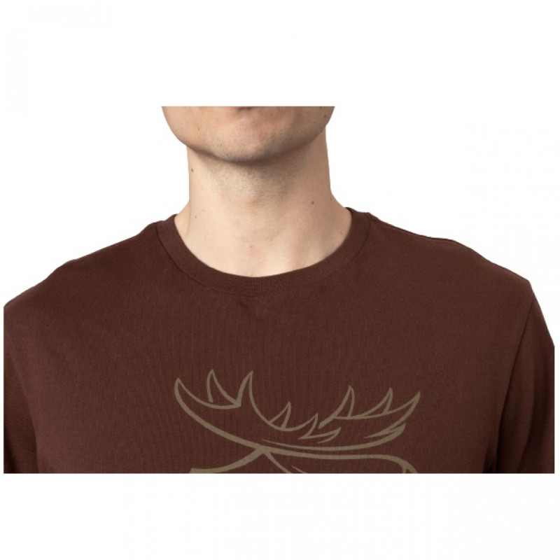 Marškinėliai HARKILA graphic 2-vnt (willow green/burgundy)