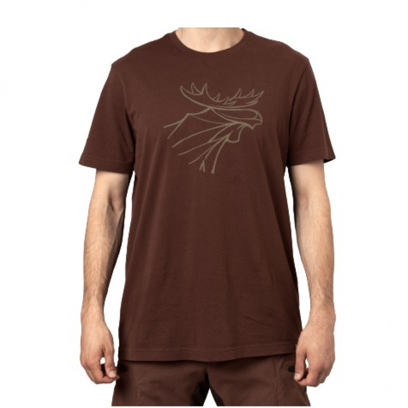 Marškinėliai HARKILA graphic 2-vnt (willow green/burgundy)