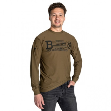 Marškinėliai BROWNING Teamspirit (military green)