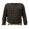 Marškiniai HARKILA Kaldfjord corduroy check (shadow brown)