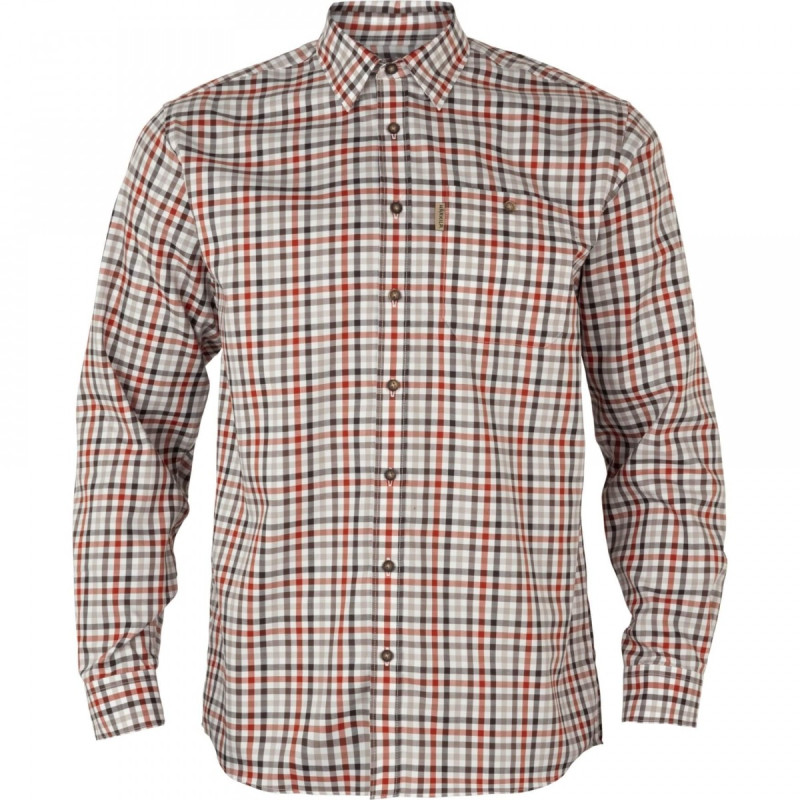 Marškiniai HARKILA Milford (bloodstone red/white)