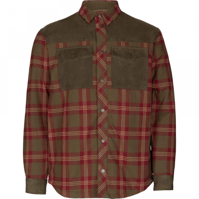 Marškiniai SEELAND Vancouver L/S (Red check)