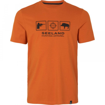 Marškinėliai SEELAND Lanner (Gold flame)