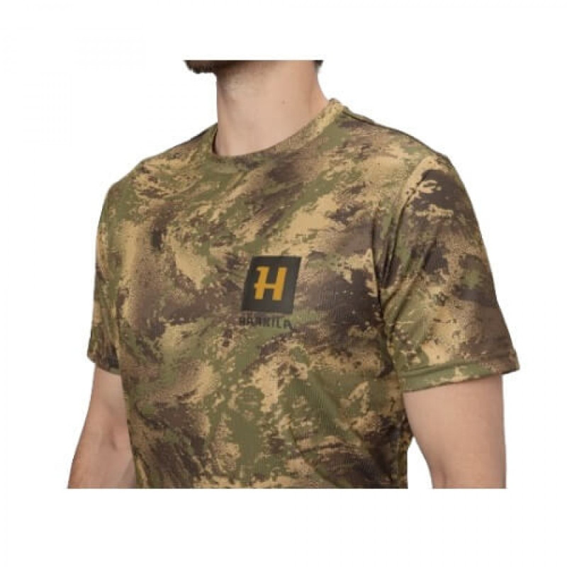 Marškinėliai HARKILA Deer Stalker camo S/S t-shirt AXIS MSP (Forest green)