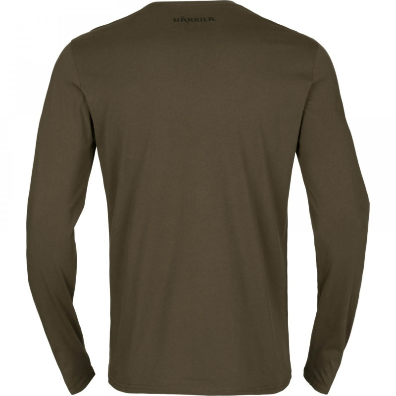 Marškinėliai HARKILA Gorm L/S (Willow Green)