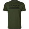 Marškinėliai HARKILA logo 2-pack (Duffel green/phantom)