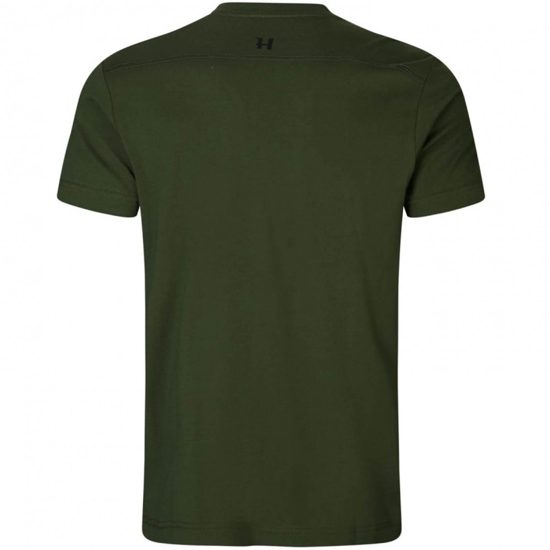 Marškinėliai HARKILA logo 2-pack (Duffel green/phantom)