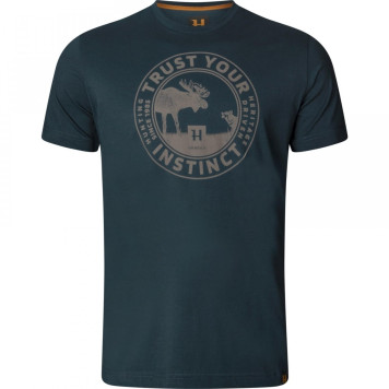 Marškinėliai HARKILA Moose S/S (Dark navy)