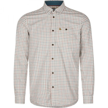 Marškiniai SEELAND Oxford shooting (Grape Leaf/Terracotta Check)