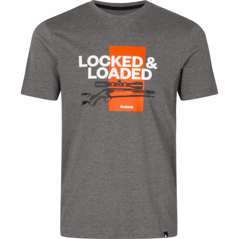 Marškinėliai SEELAND Loaded (Grey melange)