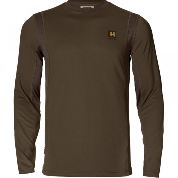 Marškinėliai HARKILA Forest Hunter L/S (Hunting green/Shadow brown)