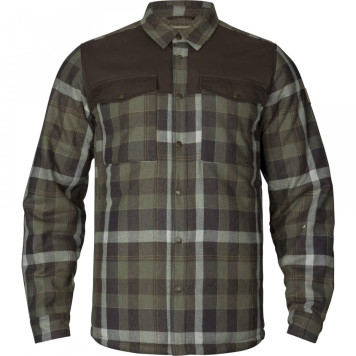 Shirt HARKILA Asmund Insulated Wool (Willow green/Phantom)