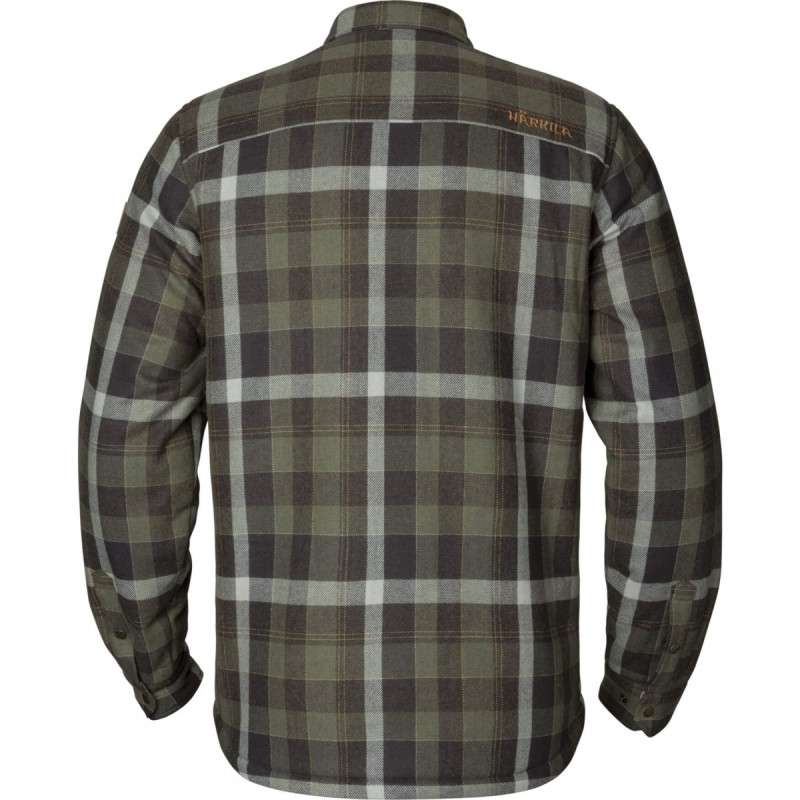 Marškiniai HARKILA Asmund Insulated Wool (Willow green/Phantom)