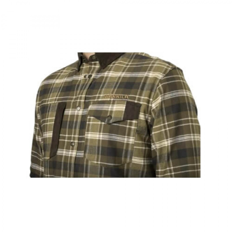 Shirt HARKILA Aivak L/S (Antique bronze)