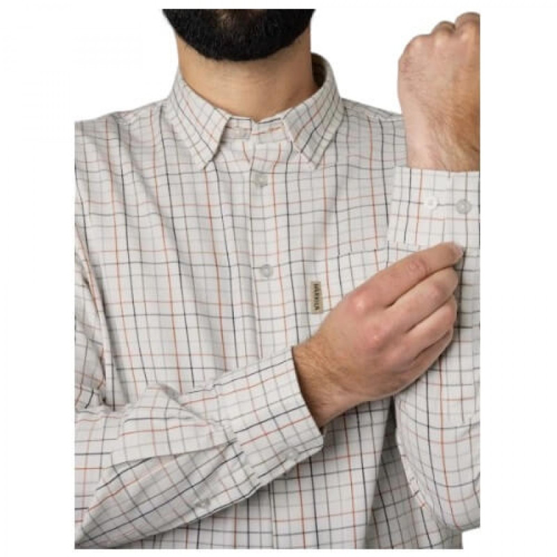 Shirt HARKILA Retrieve (Bloodstone/White)
