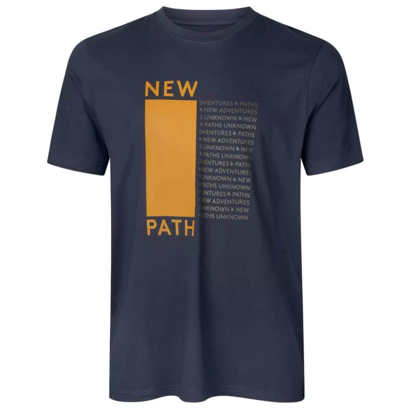 Marškinėliai SEELAND Path S/S (Dark navy)