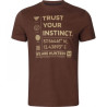 Marškinėliai HARKILA Instinct S/S (Burgundy)