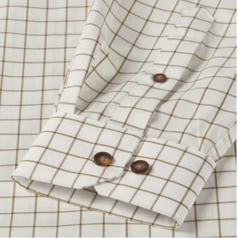 Shirt HARKILA Stenstorp (Antique sand check)