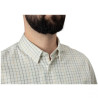 Shirt HARKILA Allerston L/S (Emerald green/white)