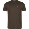 T-shirt HARKILA Gorm S/S (Shadow brown)