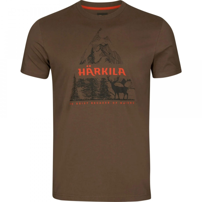 Marškinėliai HARKILA Nature S/S (Slate black)