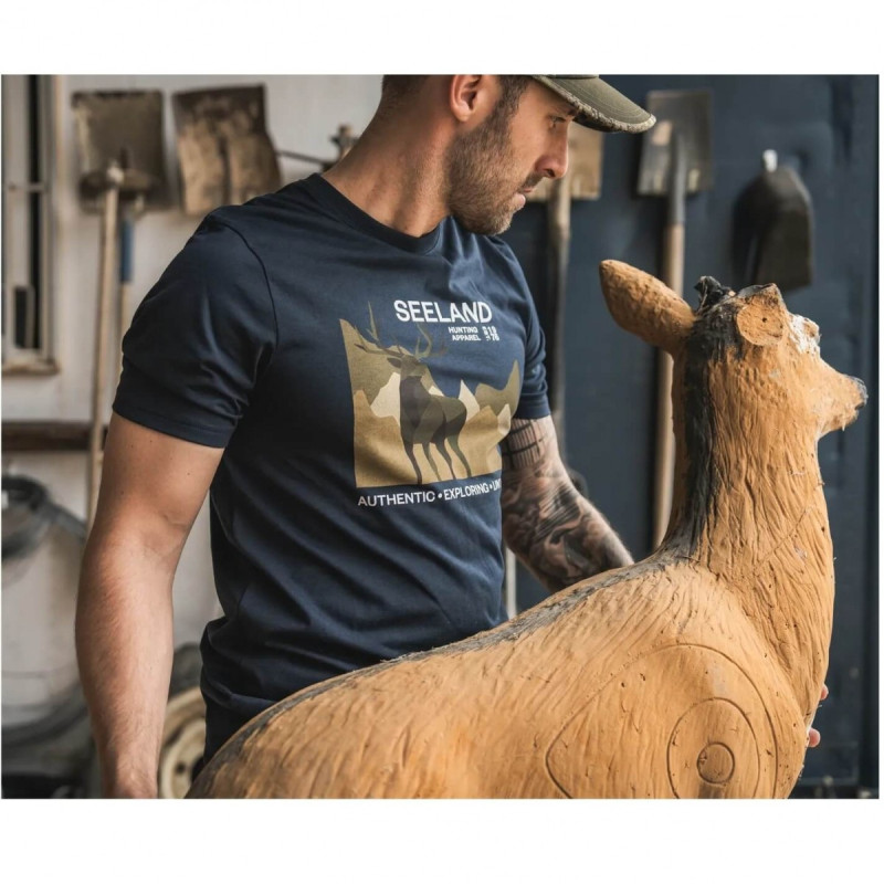 T-shirt SEELAND Fragment (Dark blue)