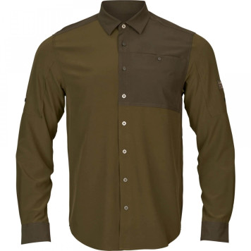 Marškiniai HARKILA Logmar lightweight (Dark olive/Willow green)