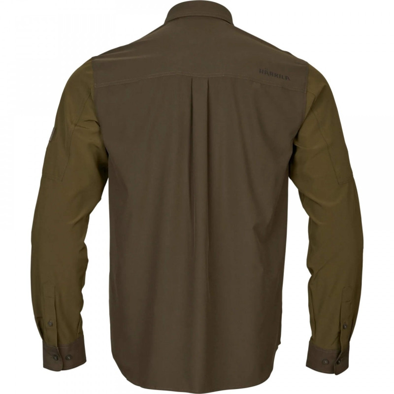 Marškiniai HARKILA Logmar lightweight (Dark olive/Willow green)