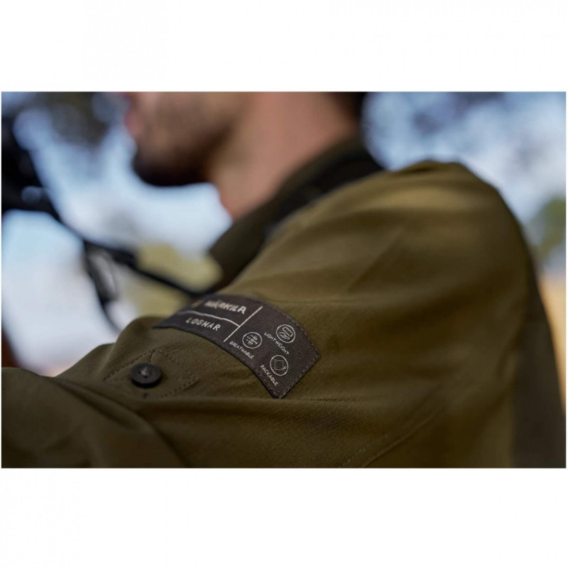 Marškiniai HARKILA Logmar lightweight (Dark olive/Willow green)