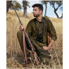 Marškiniai HARKILA Logmar lightweight (Dark olive/Willow green)