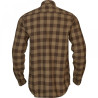 Shirt HARKILA Scandinavian (Antique bronze check)
