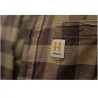 Shirt HARKILA Scandinavian (Antique bronze check)