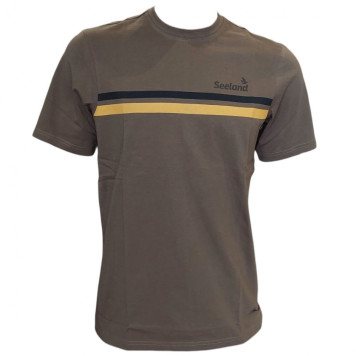 Marškinėliai SEELAND Cross S/S (Dark Olive)