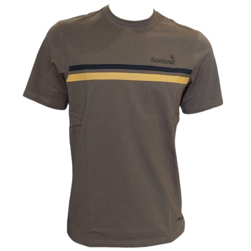 Marškinėliai SEELAND Cross S/S (Dark Olive)