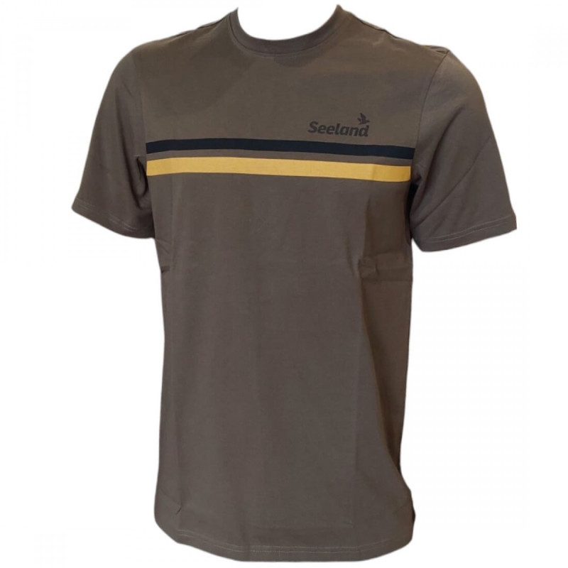 Marškinėliai SEELAND Cross S/S (Dark Olive)