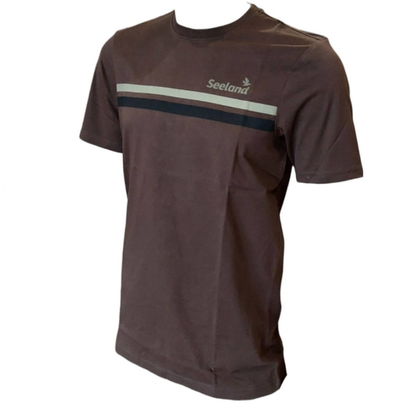 Marškinėliai SEELAND Cross S/S (Demitasse brown)