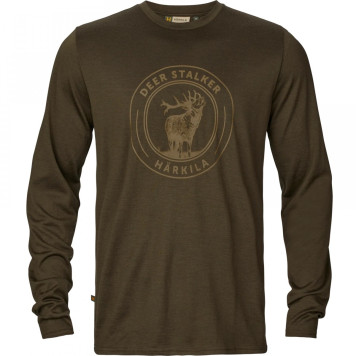 T-shirt Harkila Game L/S (Willow green stag)
