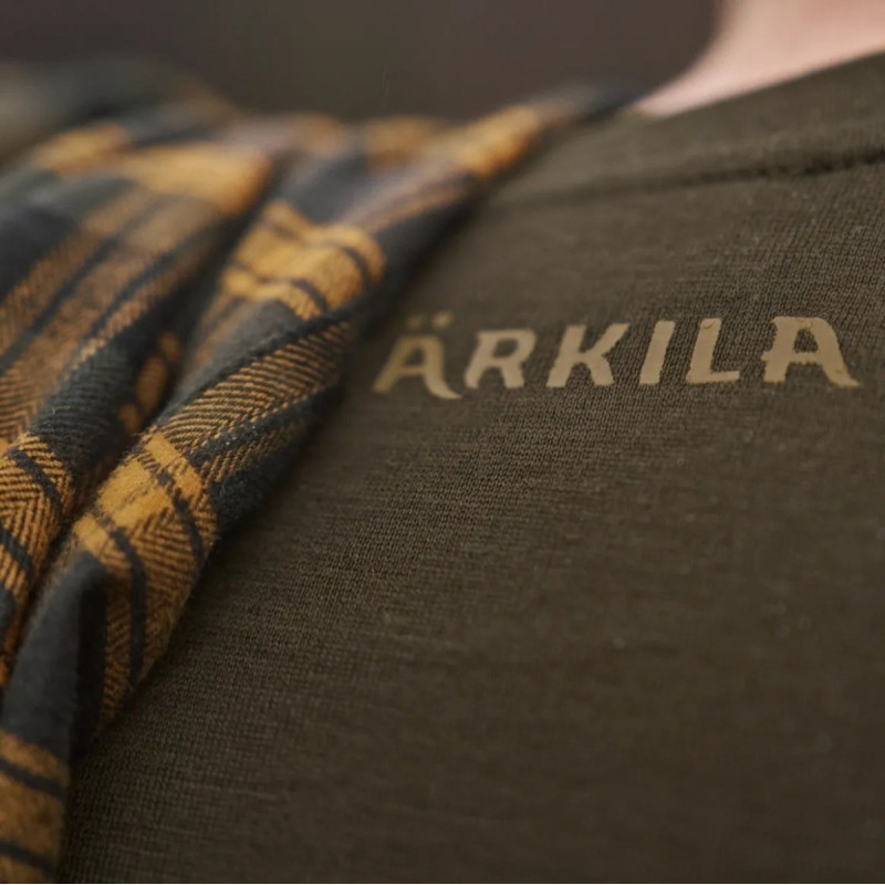 Marškinėliai HARKILA Game L/S, Willow green stag)