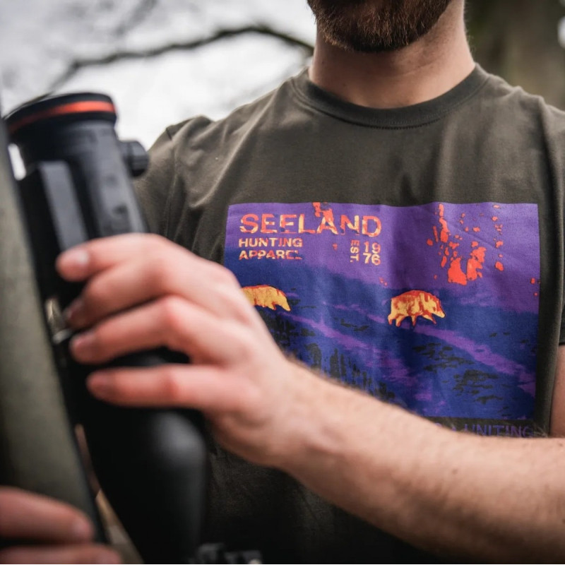Marškinėliai SEELAND Thermal (Pine green)