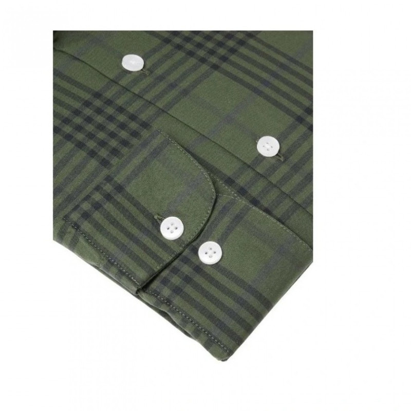 Shirt CHEVALIER Carlton Contemporary Fit (Dark Forest Checked)