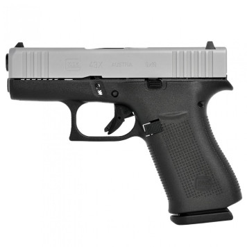 Pistoletas Glock 43X Silver kal. 9x19 47804