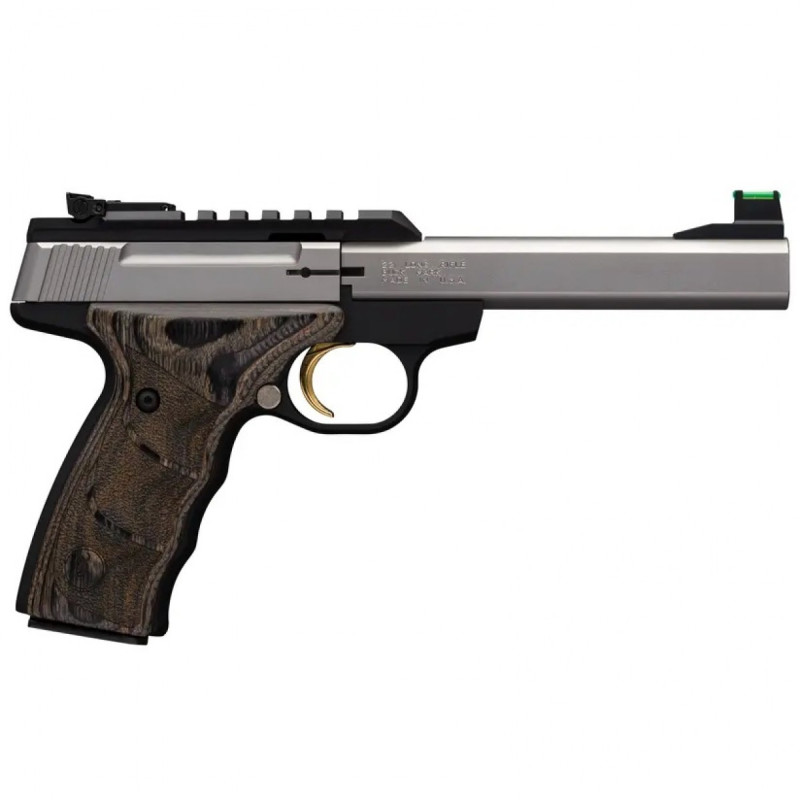Pistoletas Browning Buck Mark Plus BLK LAM STNL UDX RL,FO. 22LR (051531490)