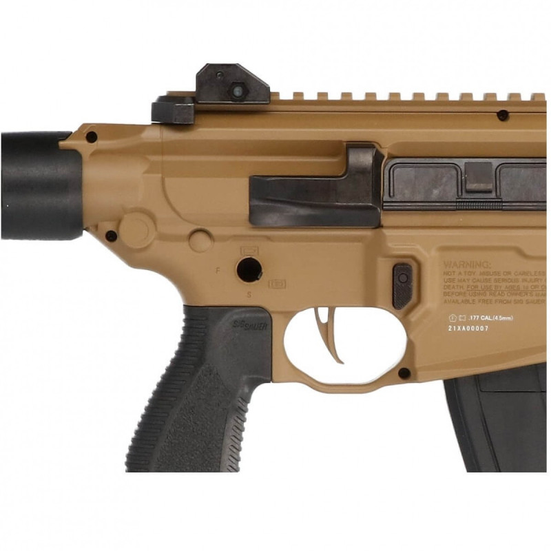 Pneumatinis šautuvas SIG SAUER MCX Canebrake, CO2, 30RD, FDE/BLK (AIR-MCX-CANEB