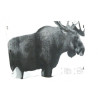 Target "Elk" 150x100 cm