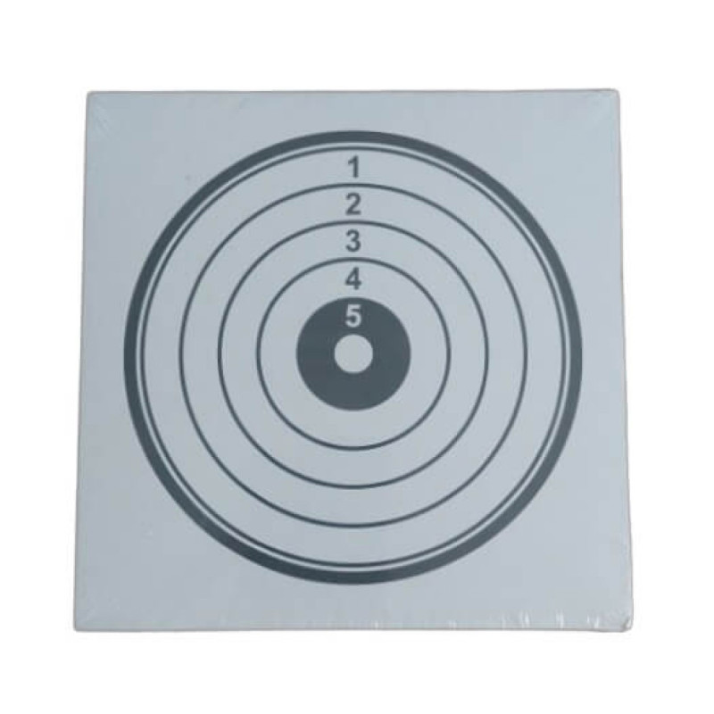 Target BORNER White/Black 14x14 cm paper 1pcs (C1406)