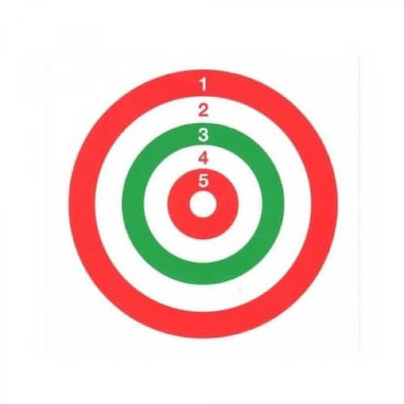 Paper target MegaLine Tricolour 14x14 cm 1pcs (1298)