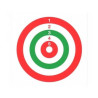 Paper target MegaLine Tricolour 14x14 cm 1pcs (1298)
