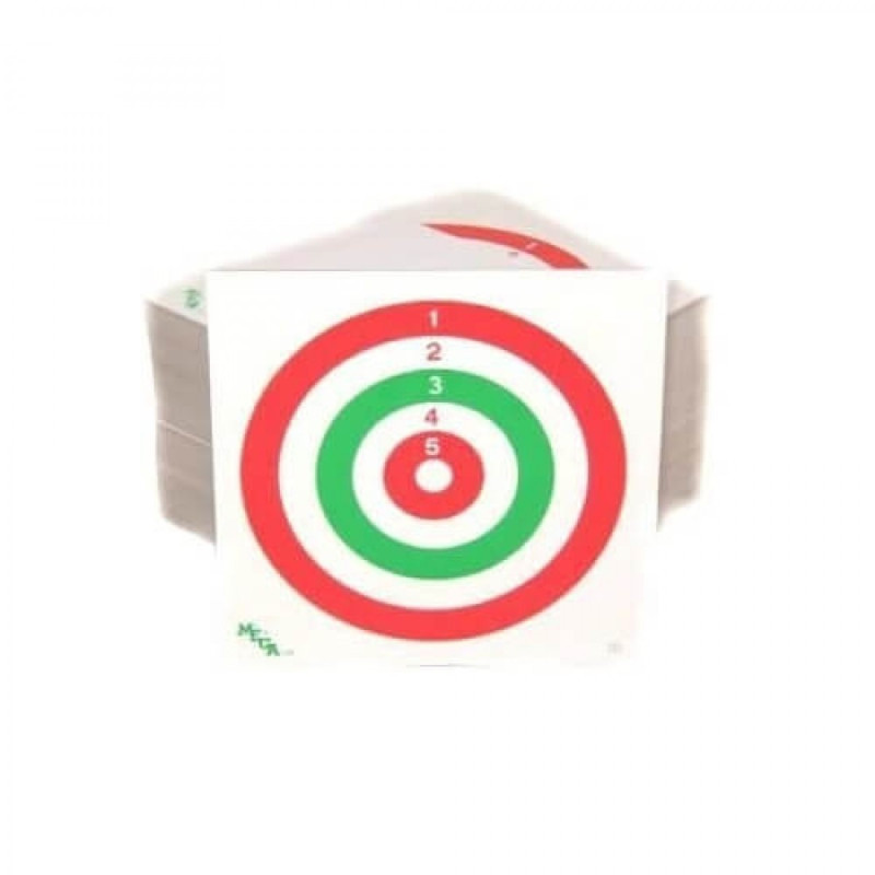 Paper target MegaLine Tricolour 14x14 cm 1pcs (1298)